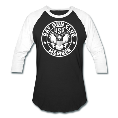 RAYGUN Club Baseball T-Shirt - black/white