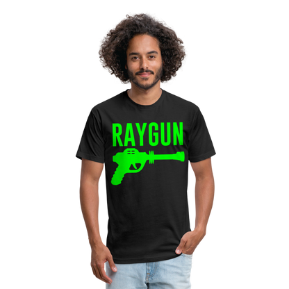 RAYGUN Single Gun Neon Green T-Shirt - black