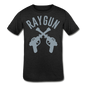 RAYGUN Double Guns Silver Youth Tri-Blend T-Shirt - heather black