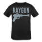 RAYGUN Single Gun Silver Youth Tri-Blend T-Shirt - heather black