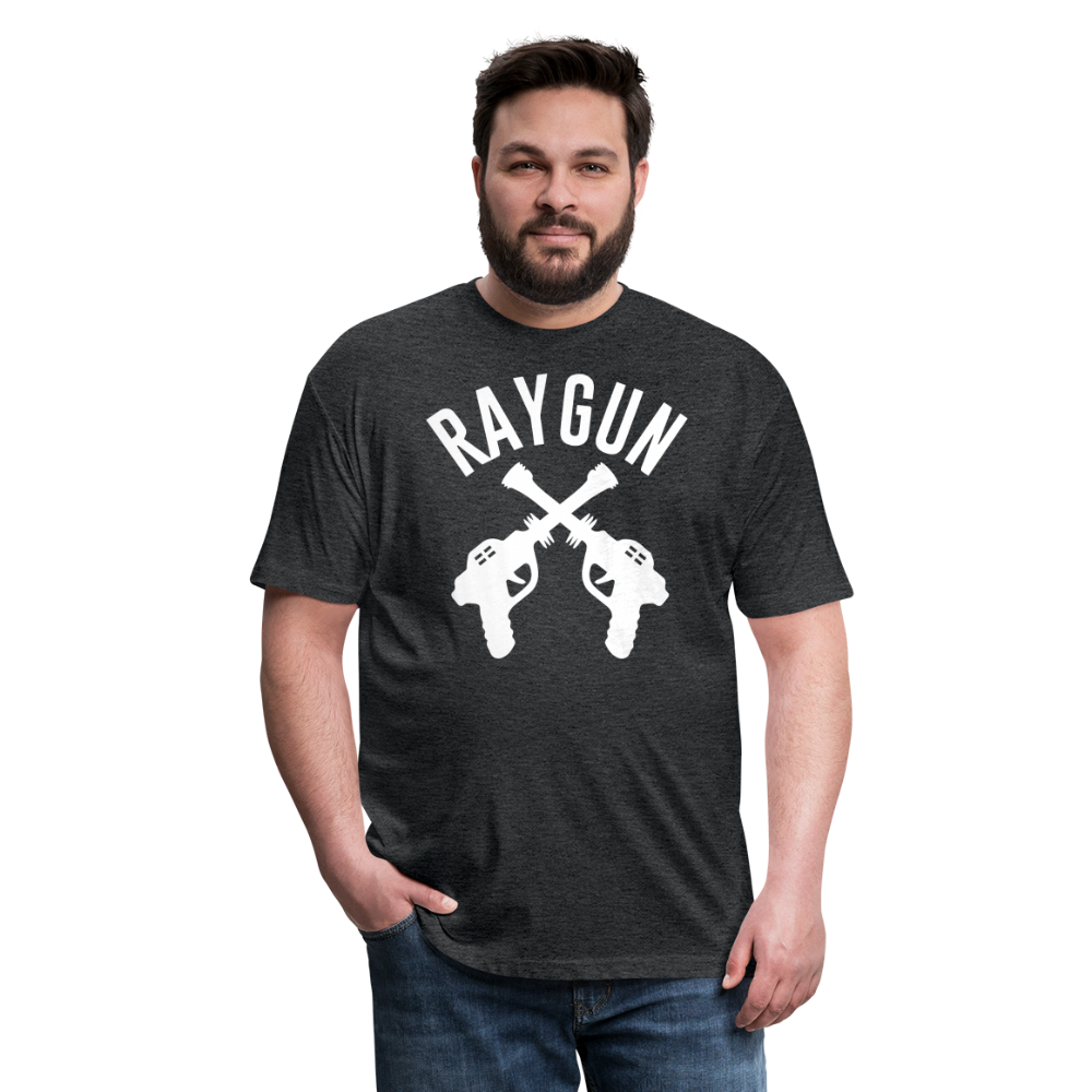 RAYGUN Double Guns Flock Heather Blend T-shirt - heather black