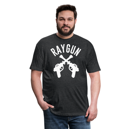RAYGUN Double Guns Flock Heather Blend T-shirt - heather black