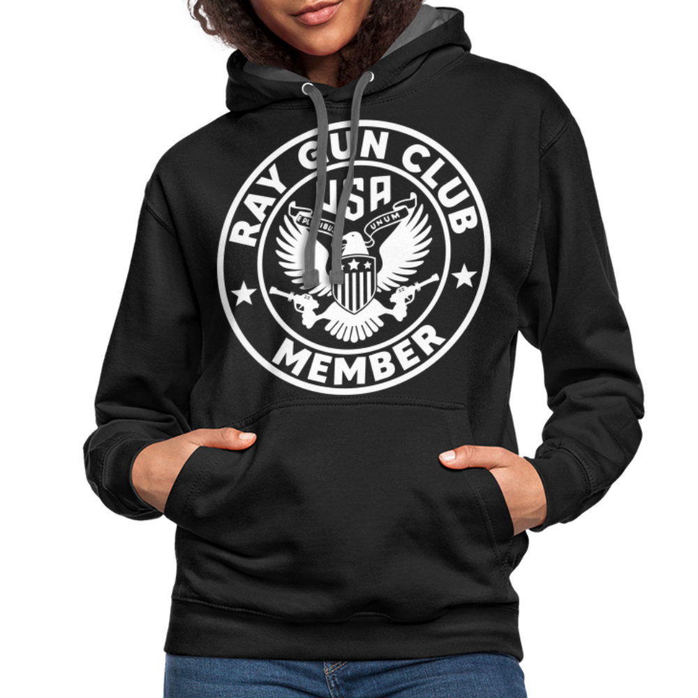 RAYGUN Ray Gun Club Contrast Hoodie - black/asphalt