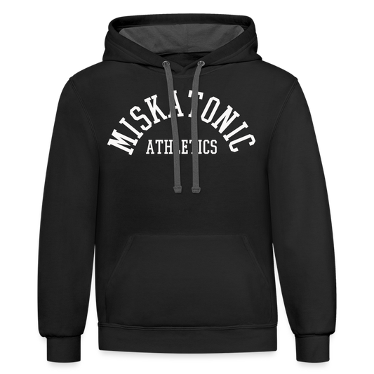 RAYGUN Miskatonic Athletics Contrast Hoodie - black/asphalt