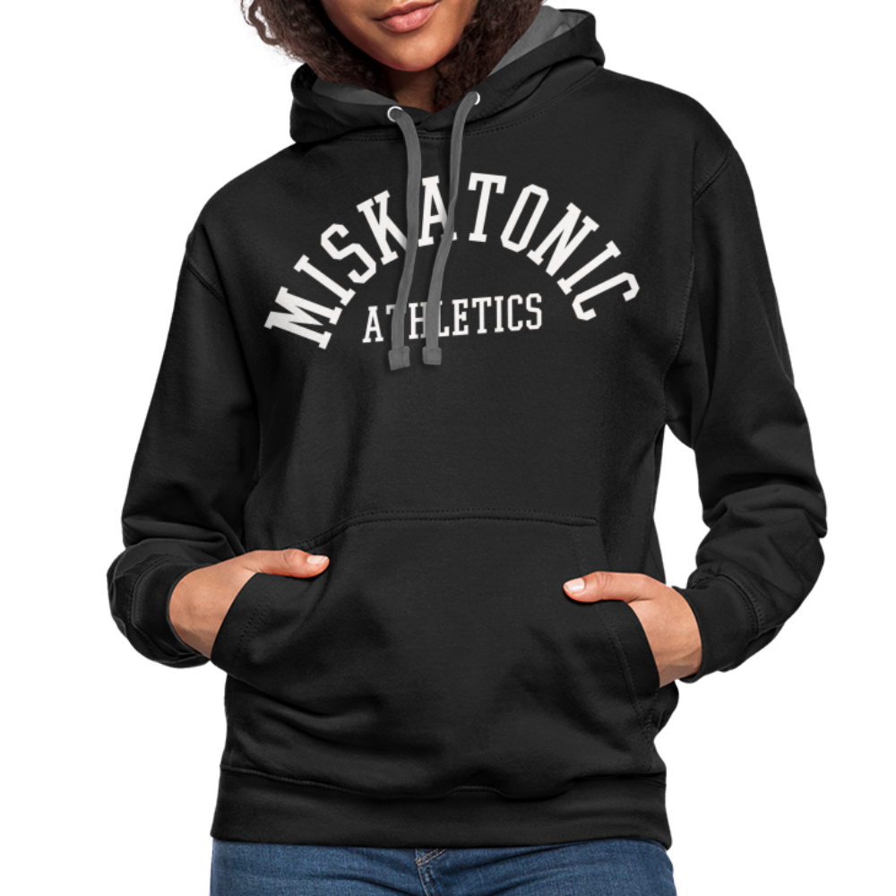 RAYGUN Miskatonic Athletics Contrast Hoodie - black/asphalt