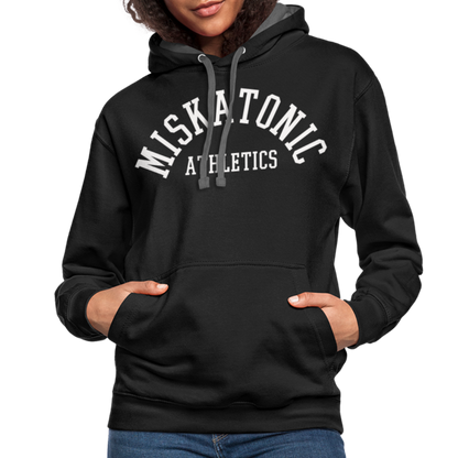 RAYGUN Miskatonic Athletics Contrast Hoodie - black/asphalt