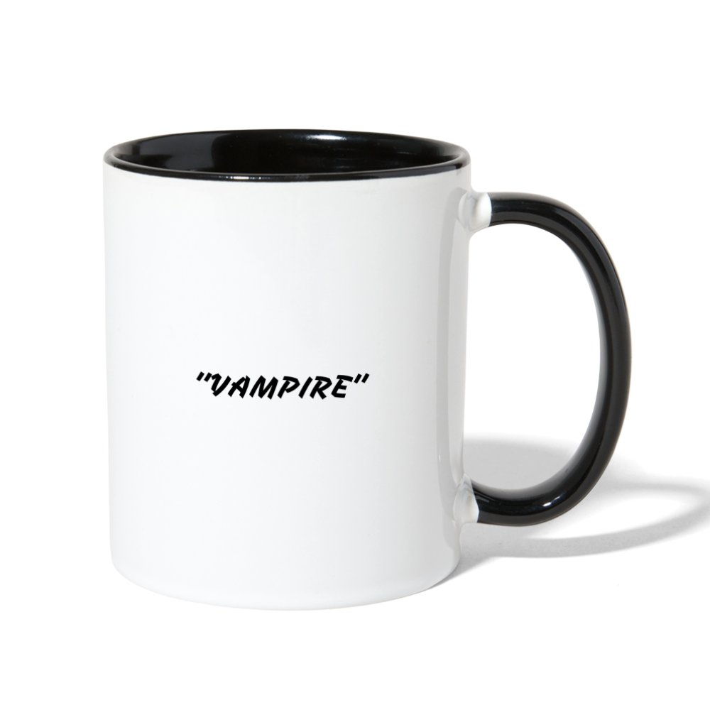 RAYGUN Vampire Contrast Coffee Mug - white/black