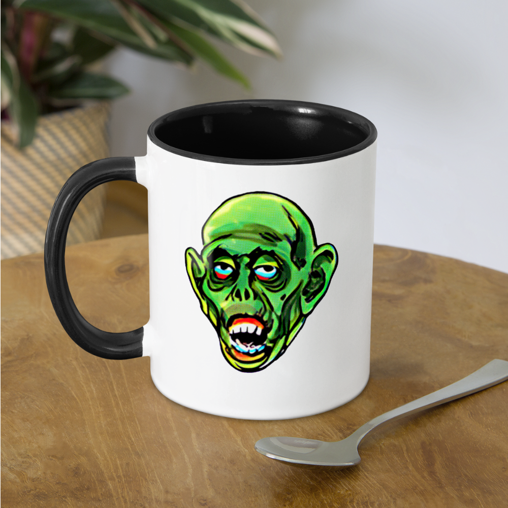 RAYGUN Ghoul Contrast Coffee Mug - white/black