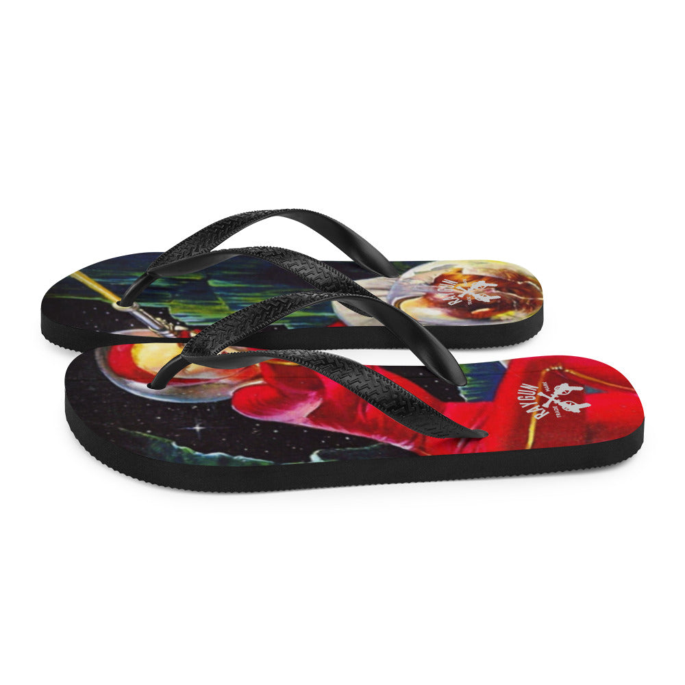 RAYGUN Space Woman Flip-Flops