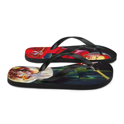 RAYGUN Space Woman Flip-Flops