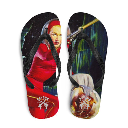 RAYGUN Space Woman Flip-Flops