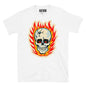 RAYGUN Hot Head Flaming Skull Short-Sleeve Unisex T-Shirt